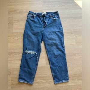 Women’s Abercrombie Curve Love Mom High Rise Jeans